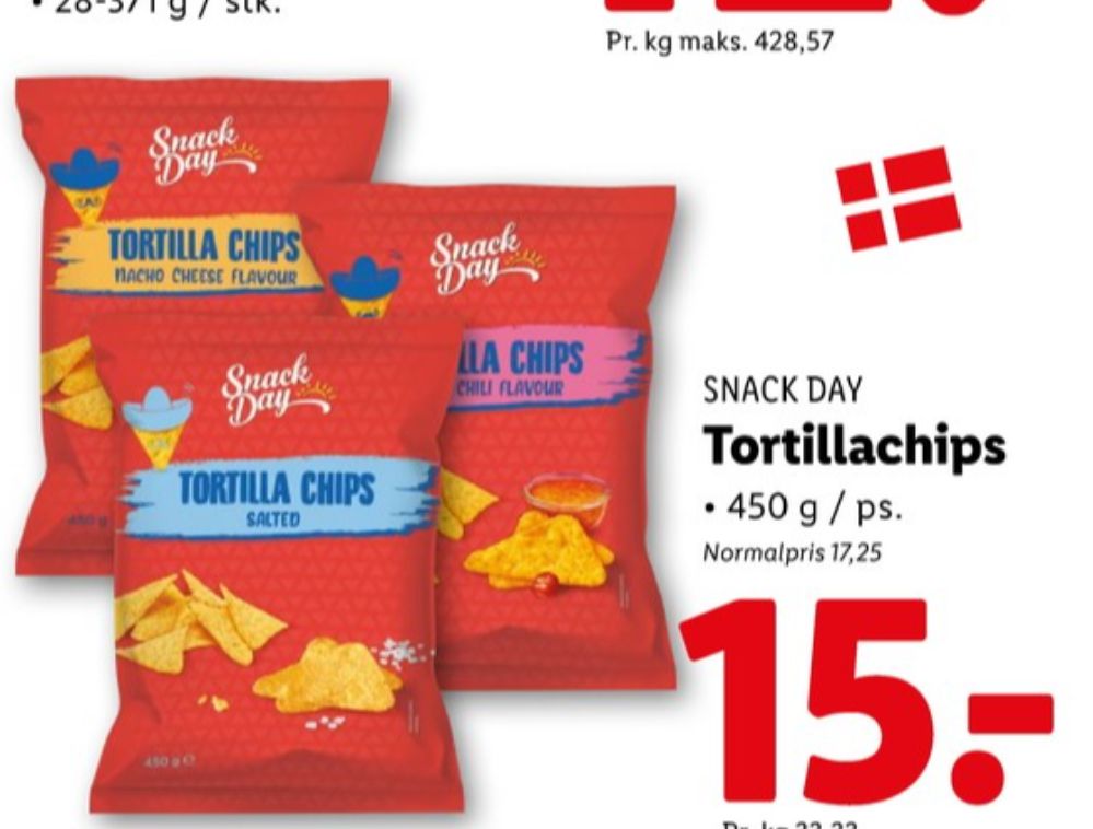 Snack Day, Tortilla Chips Salted