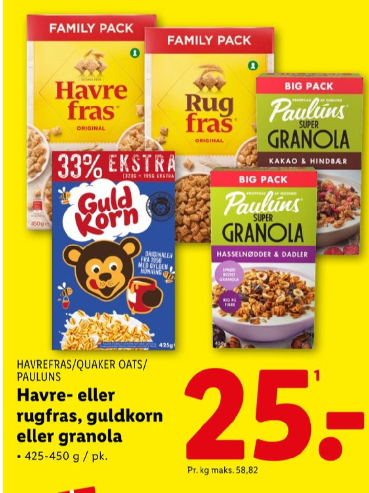 Guldkorn, Morgenmadsprodukt