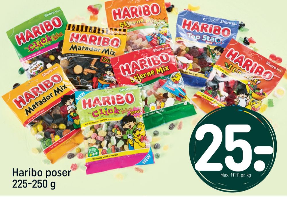 Haribo Click Mix Sour, Slikposer