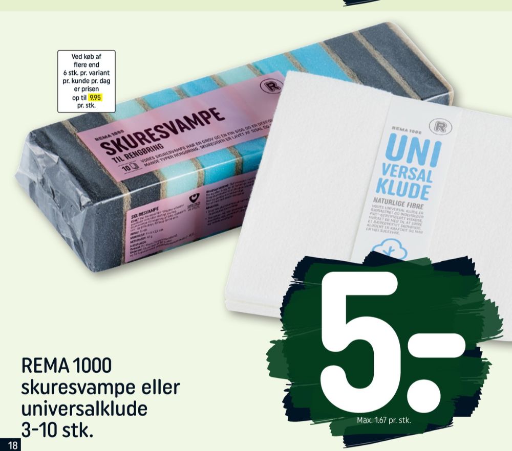 Rema 1000, Skuresvampe