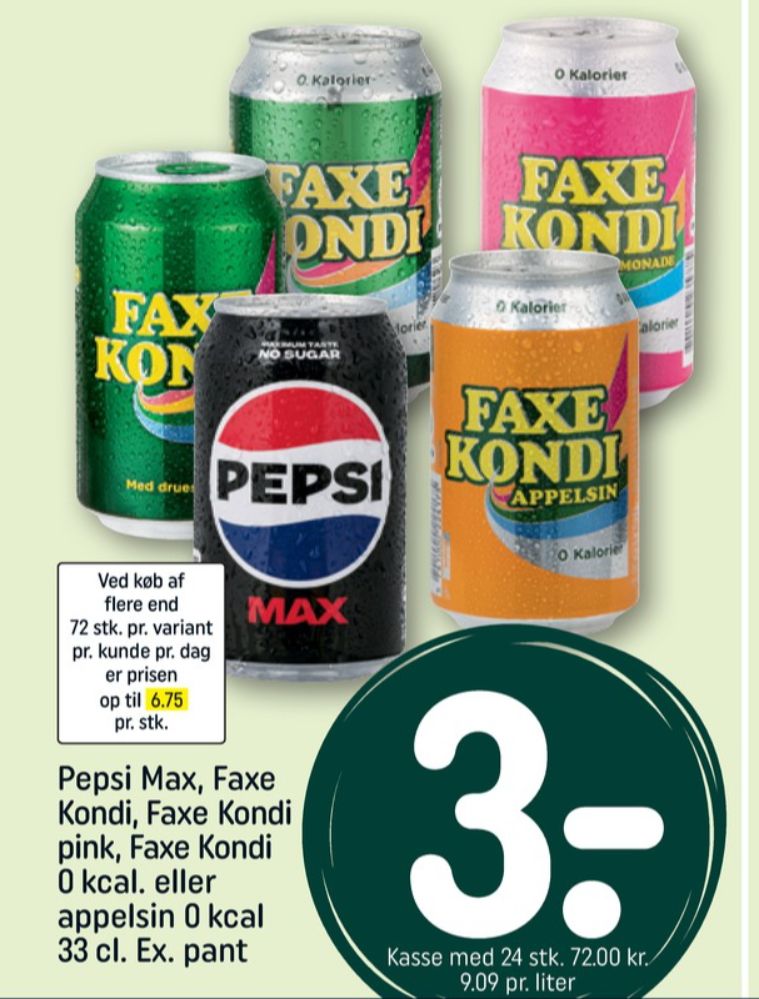 Pepsi Max, Cola