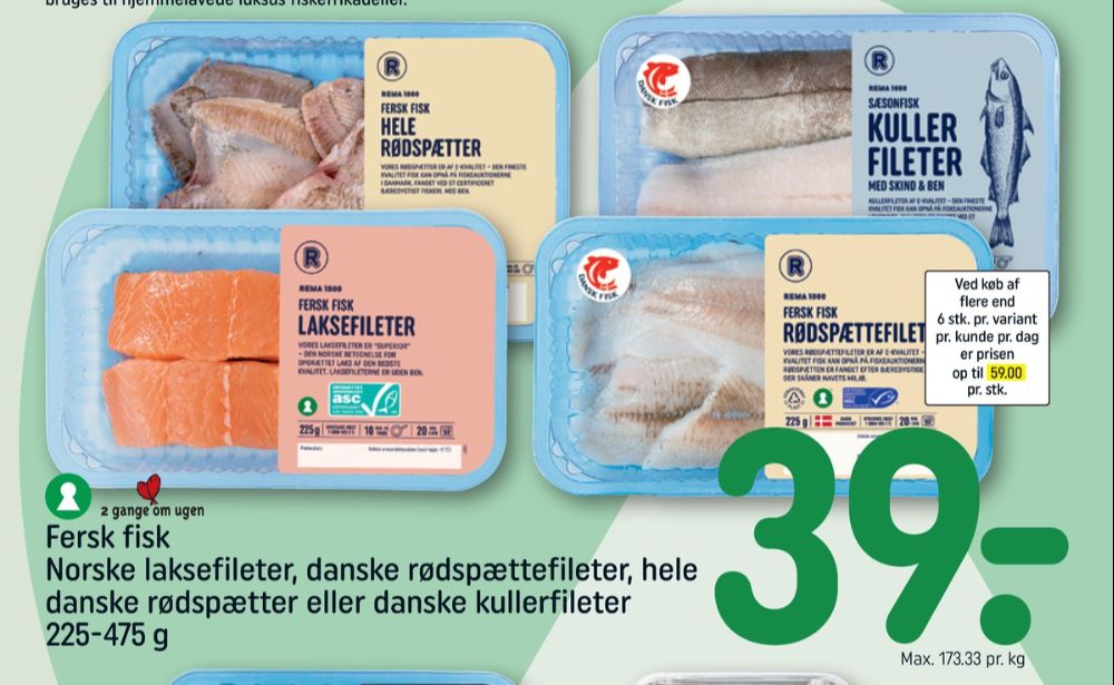 Rema 1000, Rødspætte