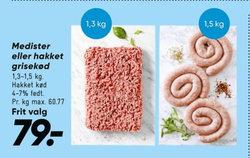 Hakket grisekød 4-7%