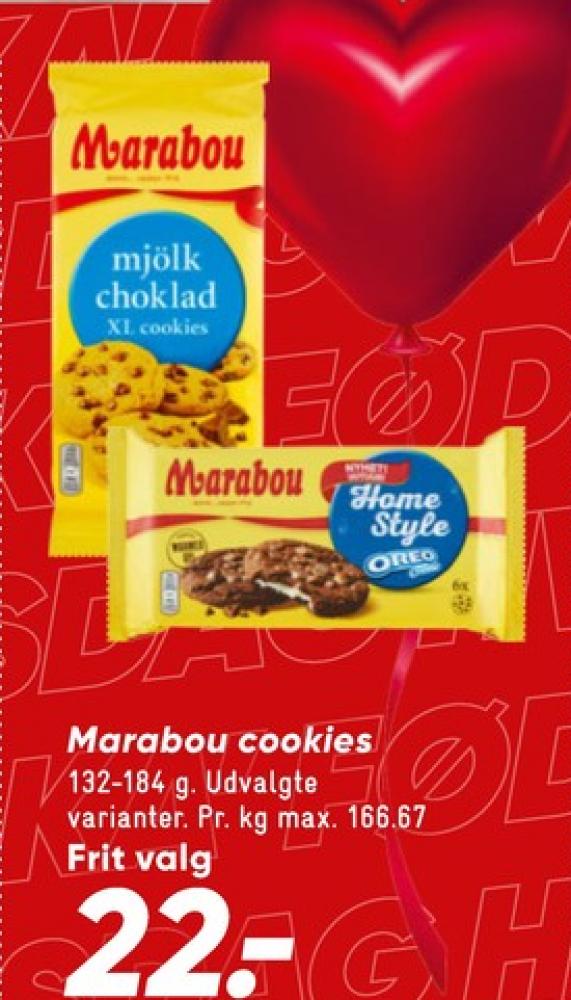 Marabou, Cookies