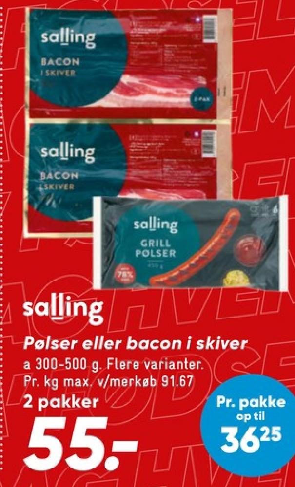 Salling, Baconskiver