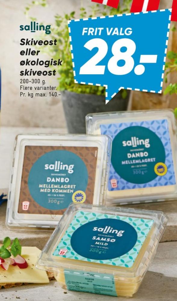 Salling, Skiveost Samsø Mild