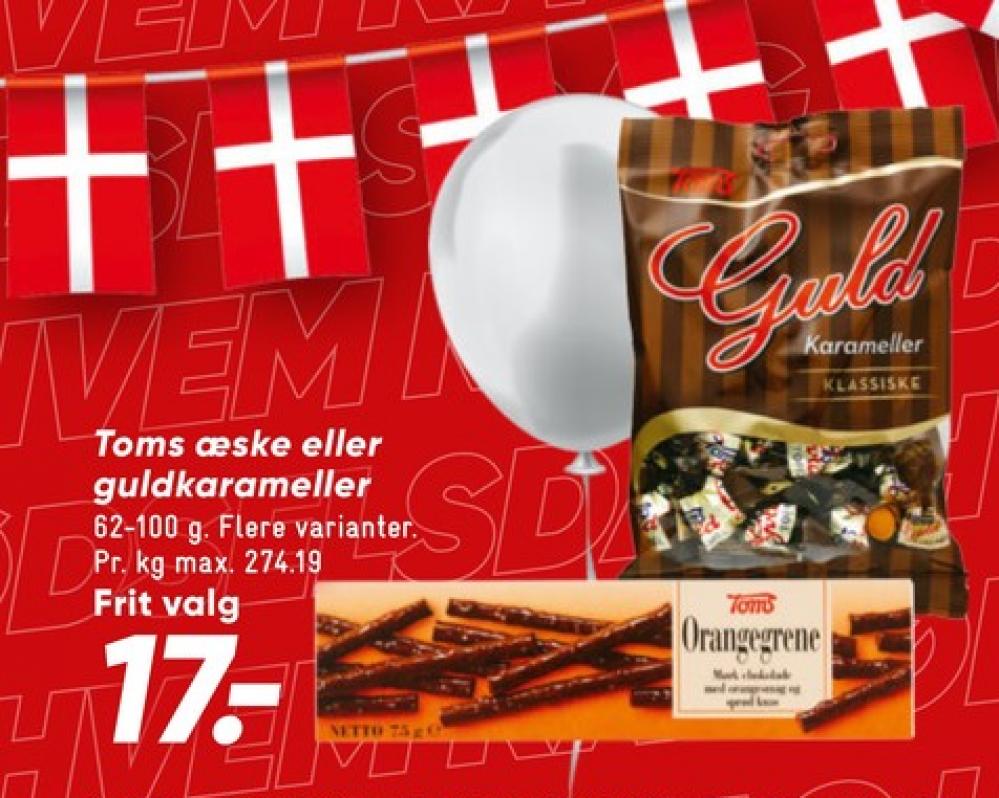 Toms Orangegrene, Dessertchokolade Mørk