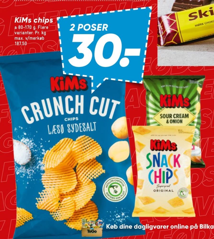 Kims, Crunch Cut Chips Læsø Sydesalt