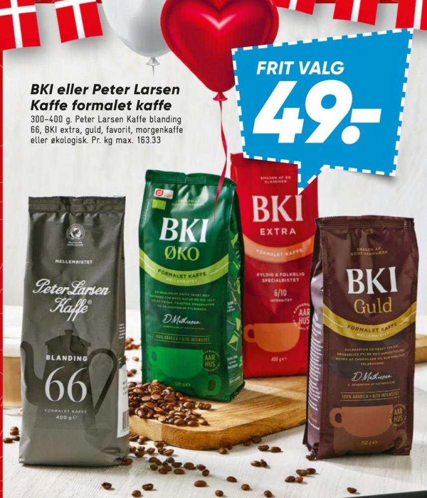 Peter Larsen Blanding 66, Kaffe Formalet