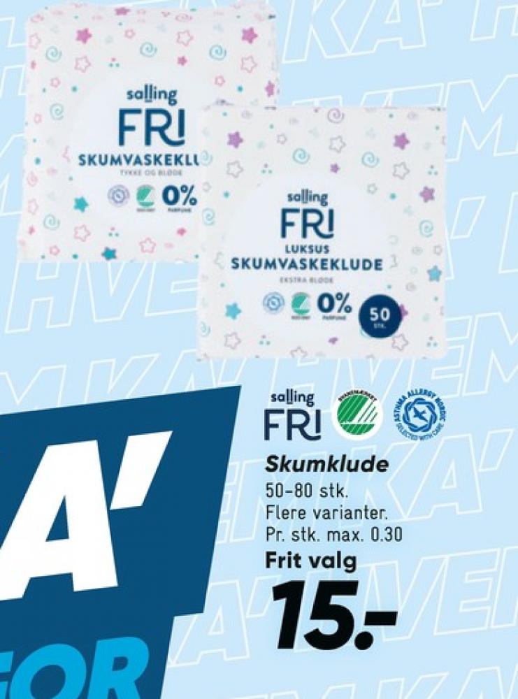 Salling Fri, Skumklude