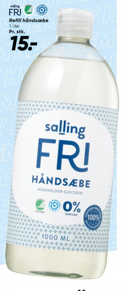 Salling Fri, Flydende sæbe