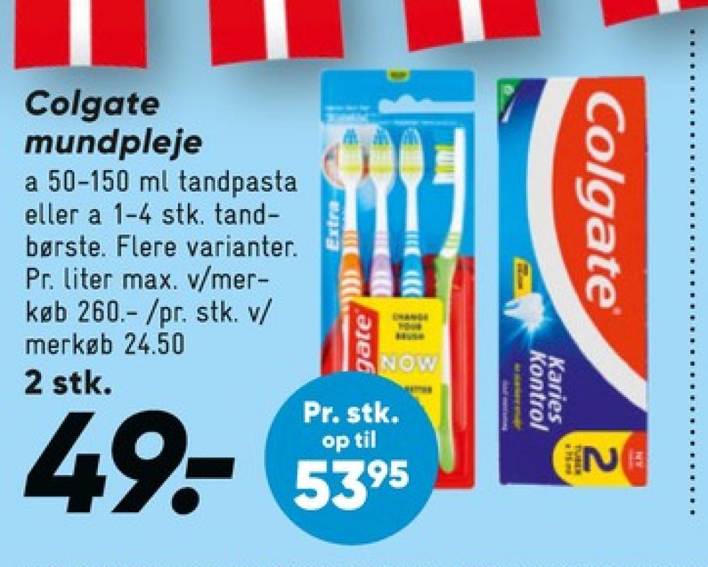 Colgate, Tandpasta