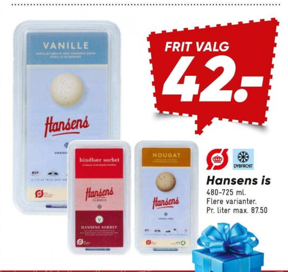 Hansens, Vanilje is
