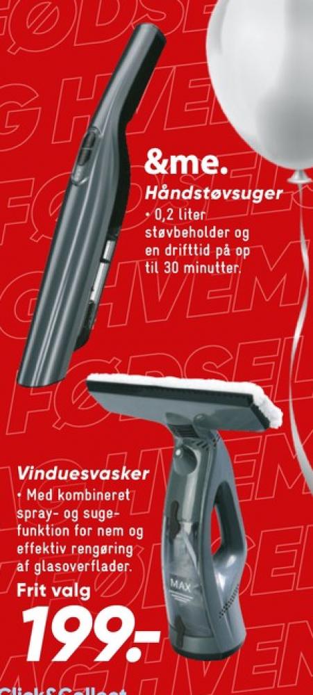 &Me, Håndstøvsuger