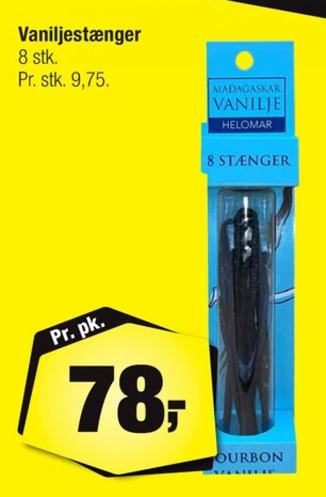 Helomar, Vaniljestang