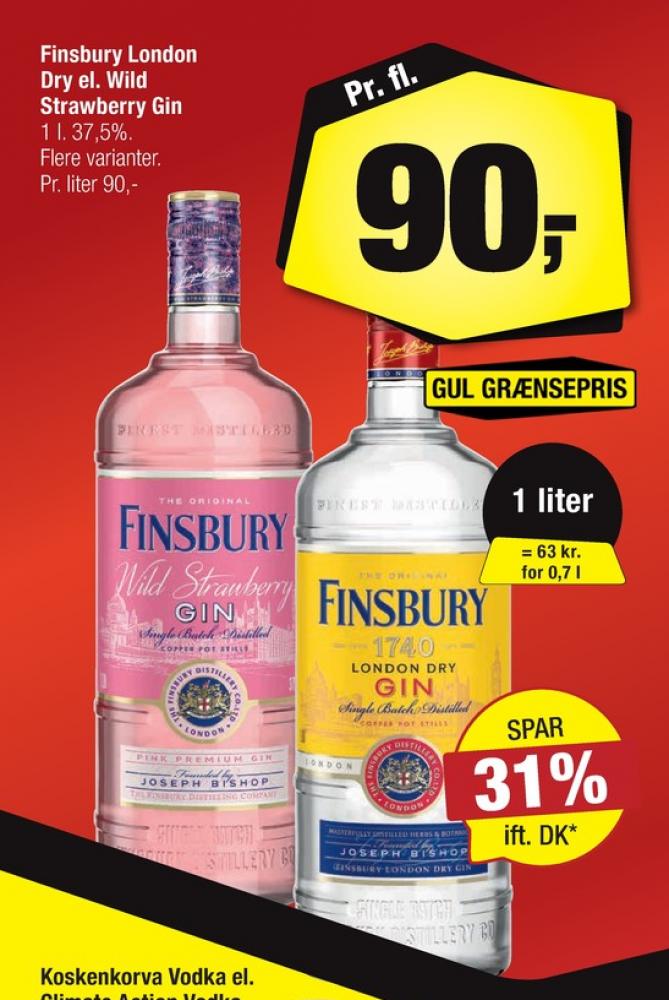 Finsbury London Dry, Gin