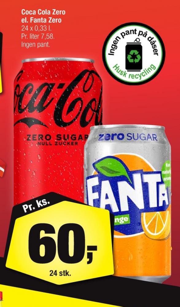 Coca Cola Zero, Cola 24 pk.