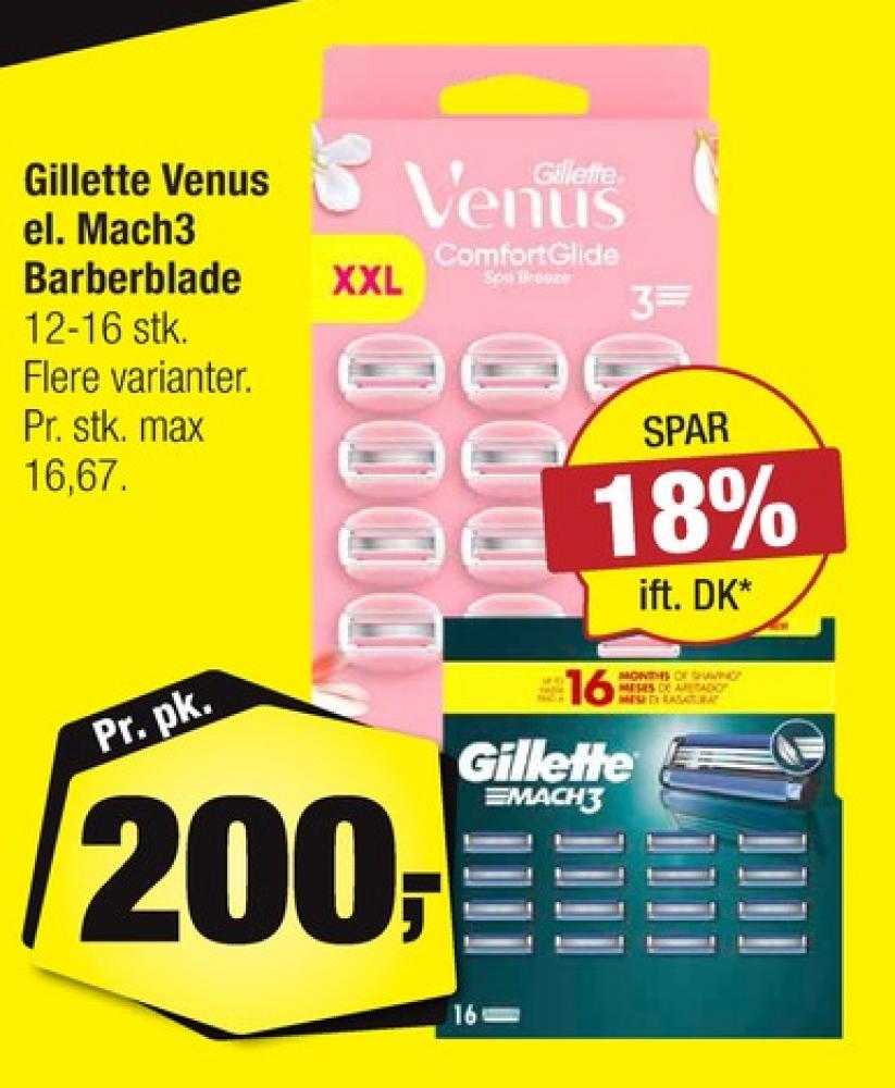Gillette Mach3, Barberblade