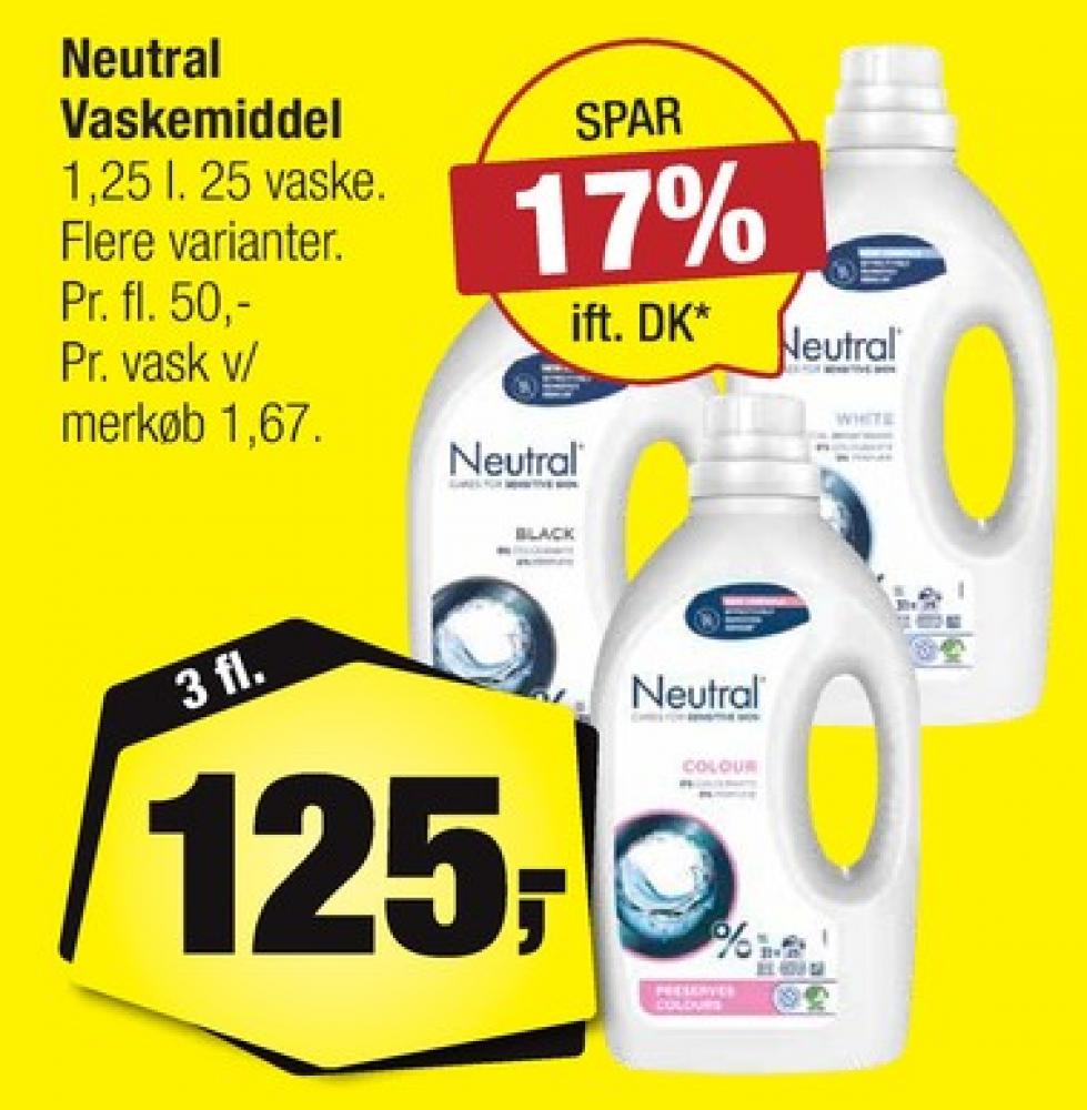 Neutral, Vaskemiddel-flydende