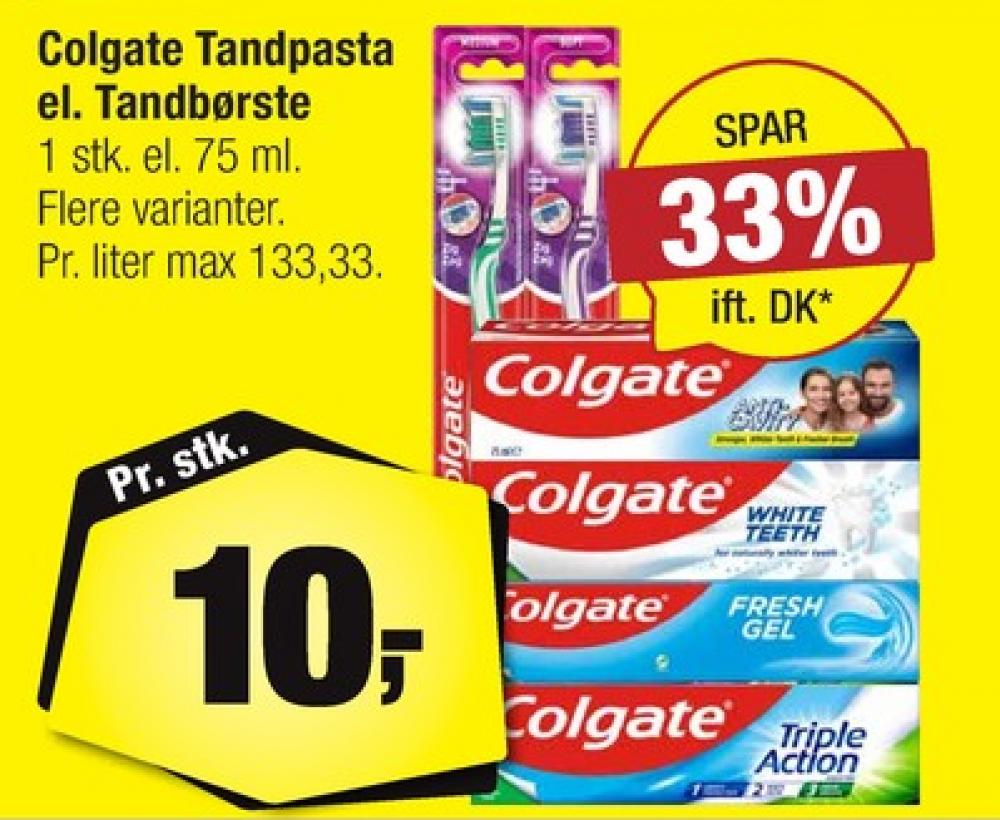 Colgate, Tandpasta