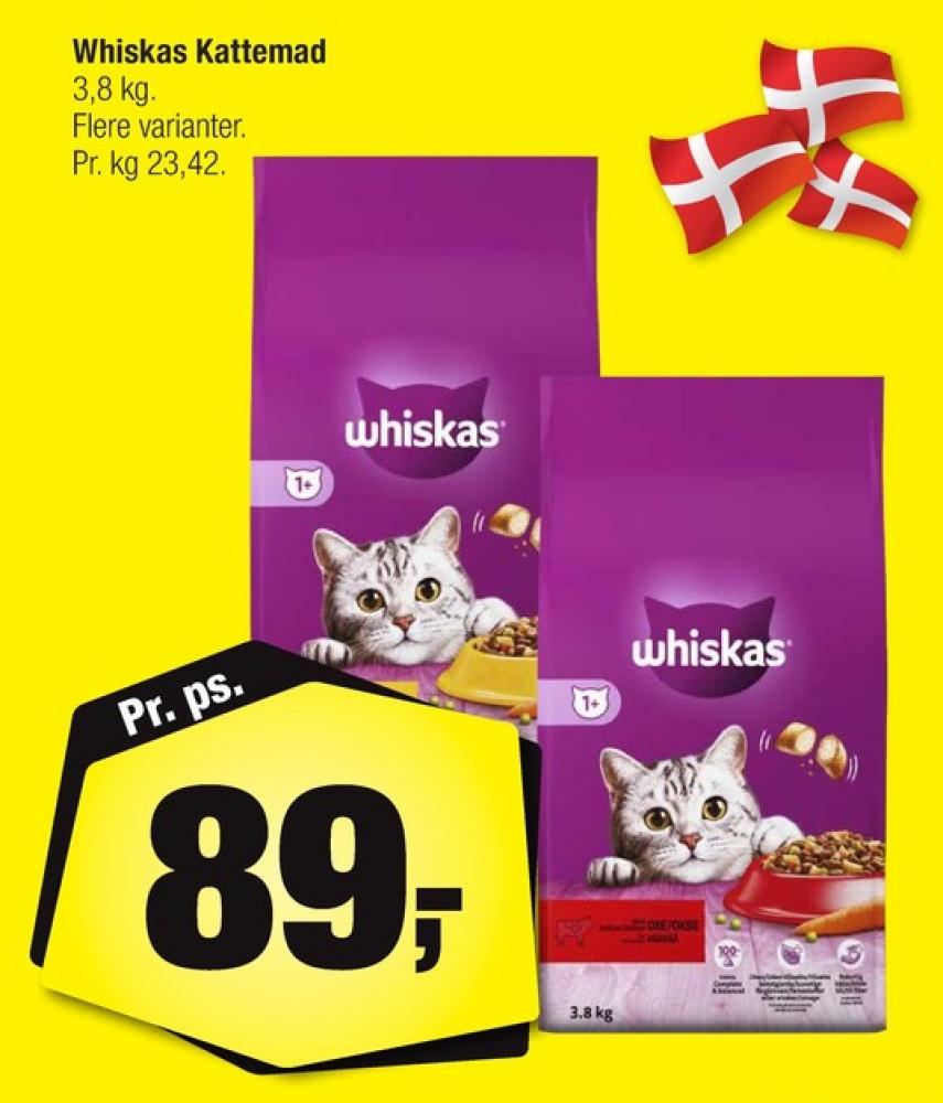 Whiskas, Kattefoder