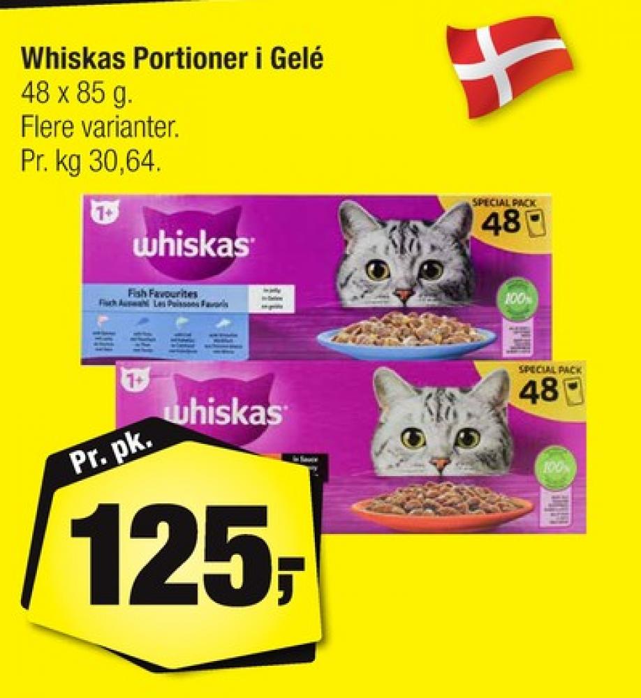 Whiskas, Kattefoder