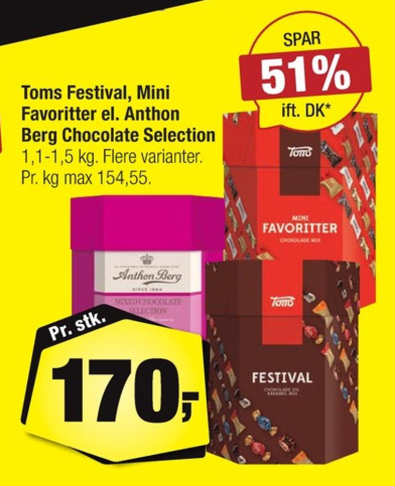 Anthon Berg Mixed Chocolate Selection, Dessertchokolade