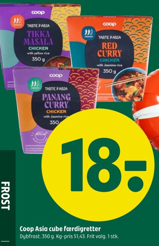 Coop Asia, Red Curry Chicken