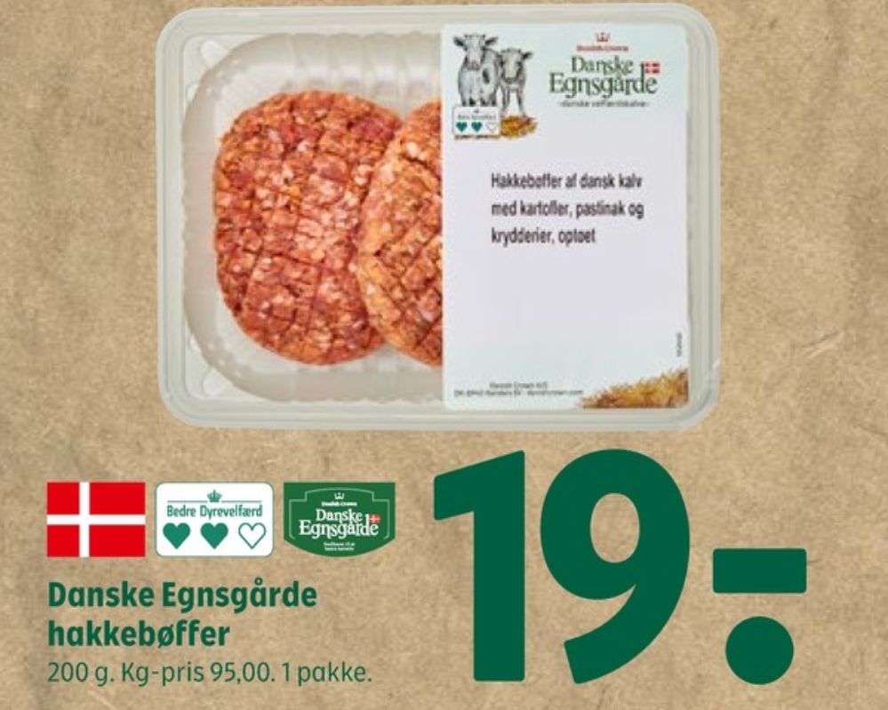 Danish Crown Danske Egnsgårde, Hakkebøffer
