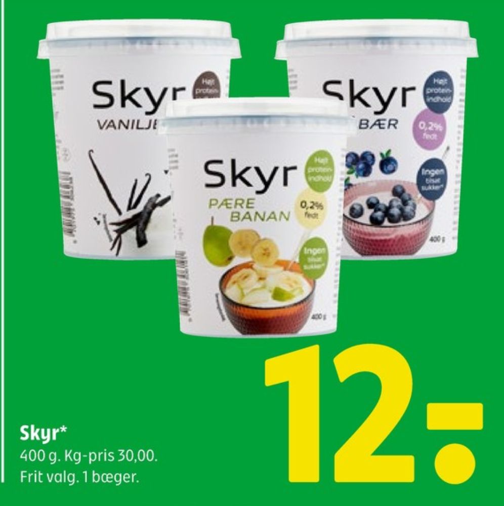 Dybbækdal, Pære & Banan Skyr 