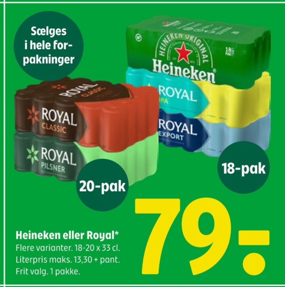 Royal Classic, Øl 20 pk.