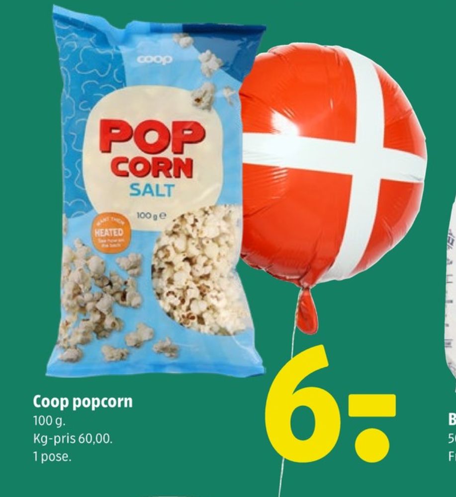 Coop, Popcorn Salted