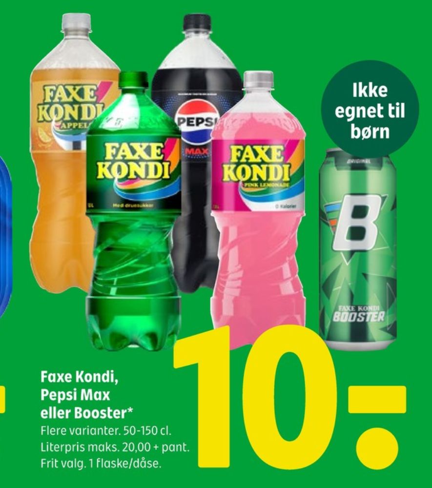 Faxe Kondi 0 Kalorier Appelsin, Appelsinsodavand