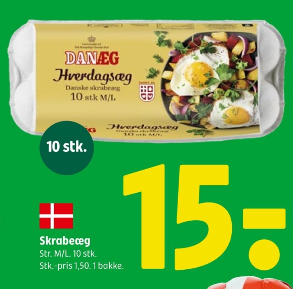 Danæg, Skrabeæg M/L