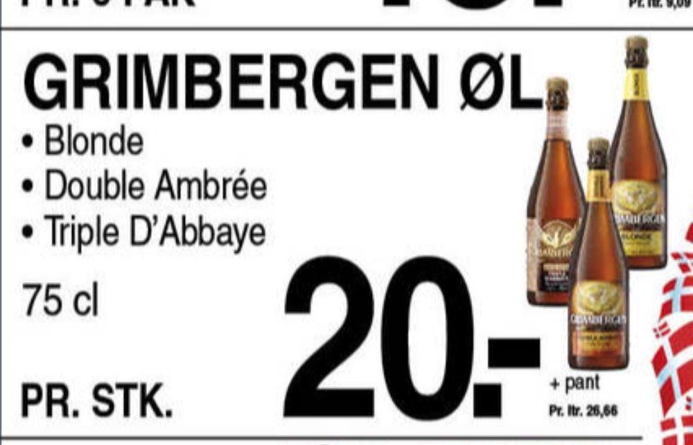Grimbergen Blonde, Specialøl