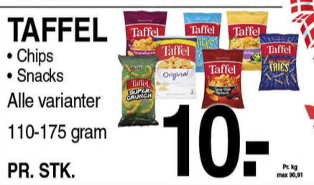 Taffel, Sticks