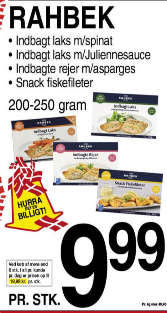 Rahbek, Indbagt Laks med Julienne sauce