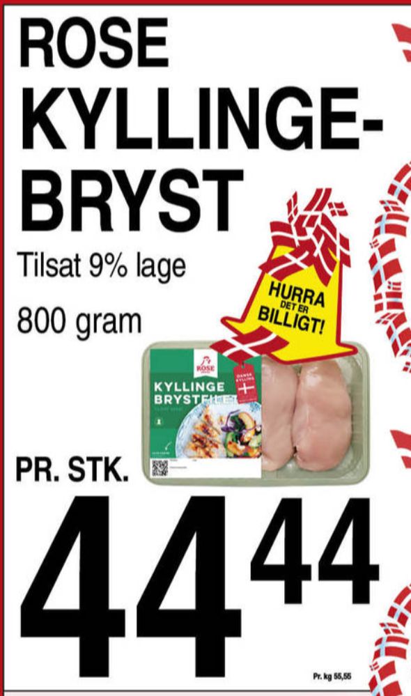 Rose, Kyllingebrystfilet