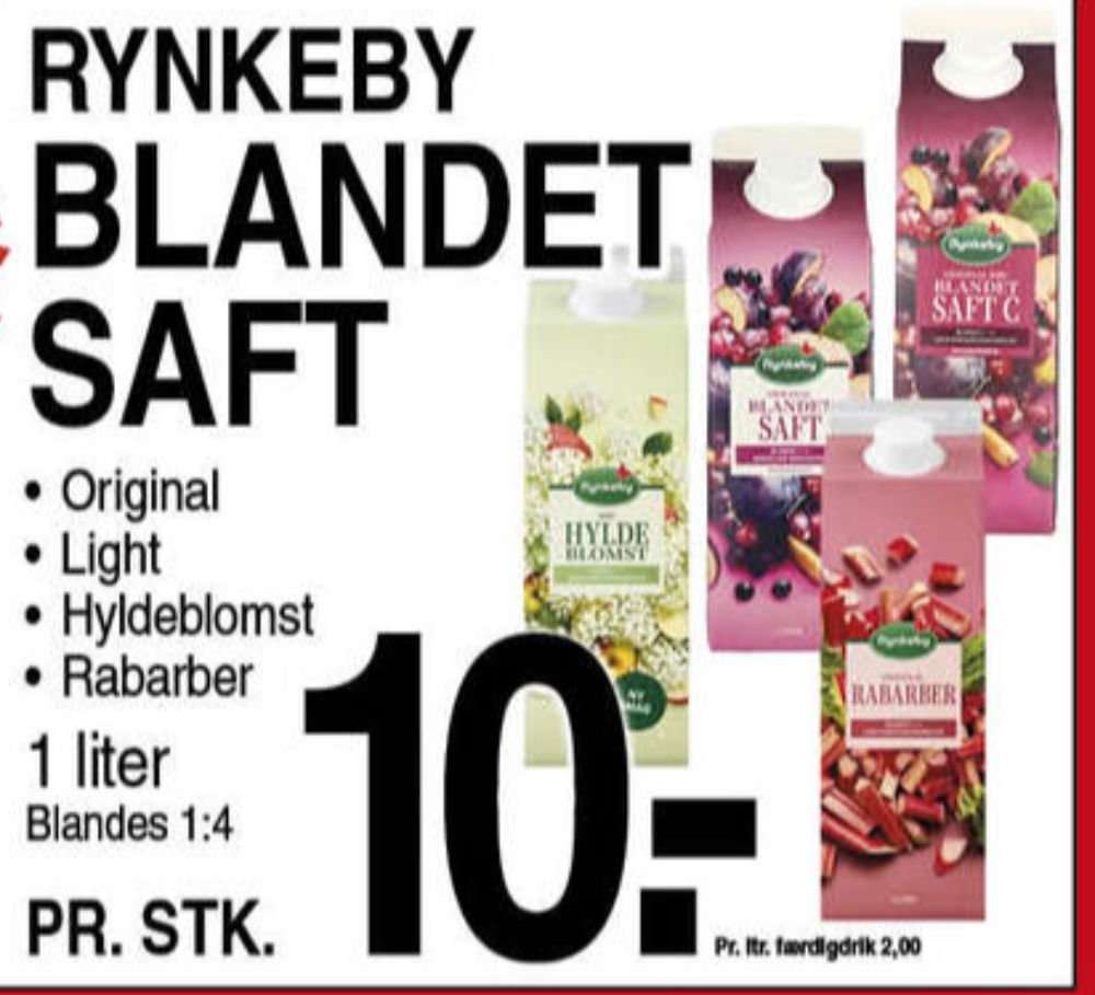 Rynkeby, Blandet Saft C