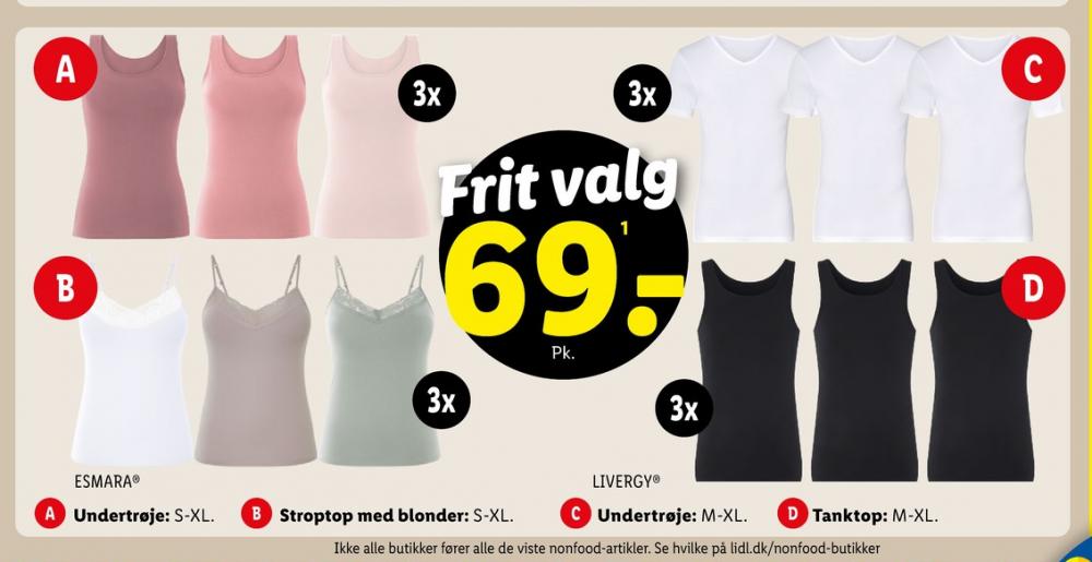 Livergy, Undertrøje