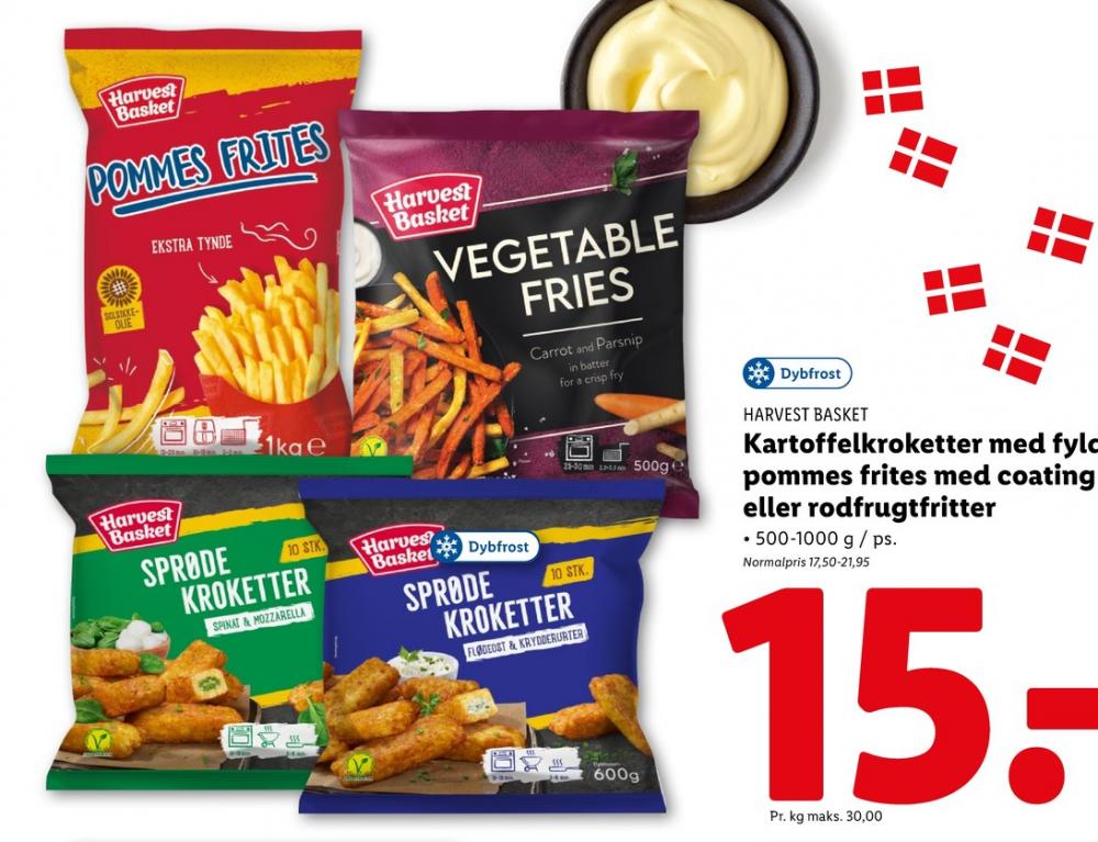 Harvest Creative Potatoes, Pommes Frites Tyndtskårne