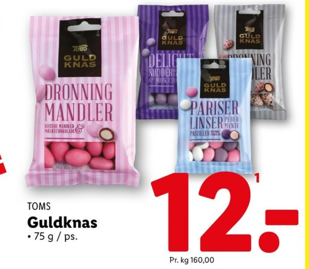 Toms Guldknas, Dragée Dronningmandler Lakrids