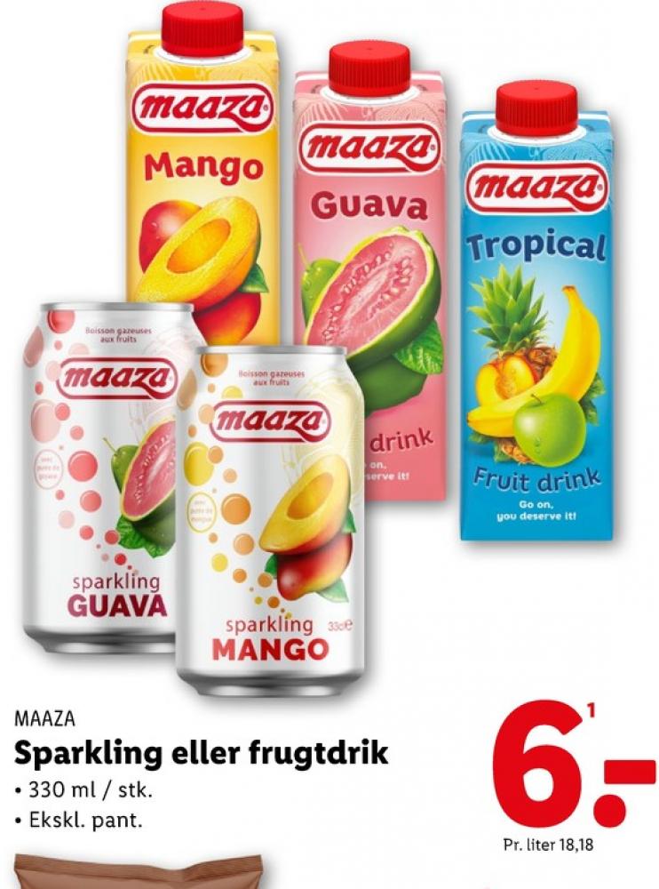 Maaza, Sparkling Mango