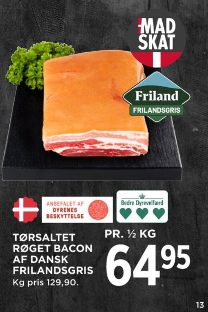 FRILAND Frilandsgris, Bacon