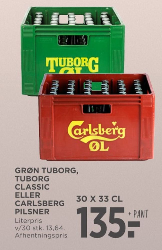 Tuborg Classic, Øl