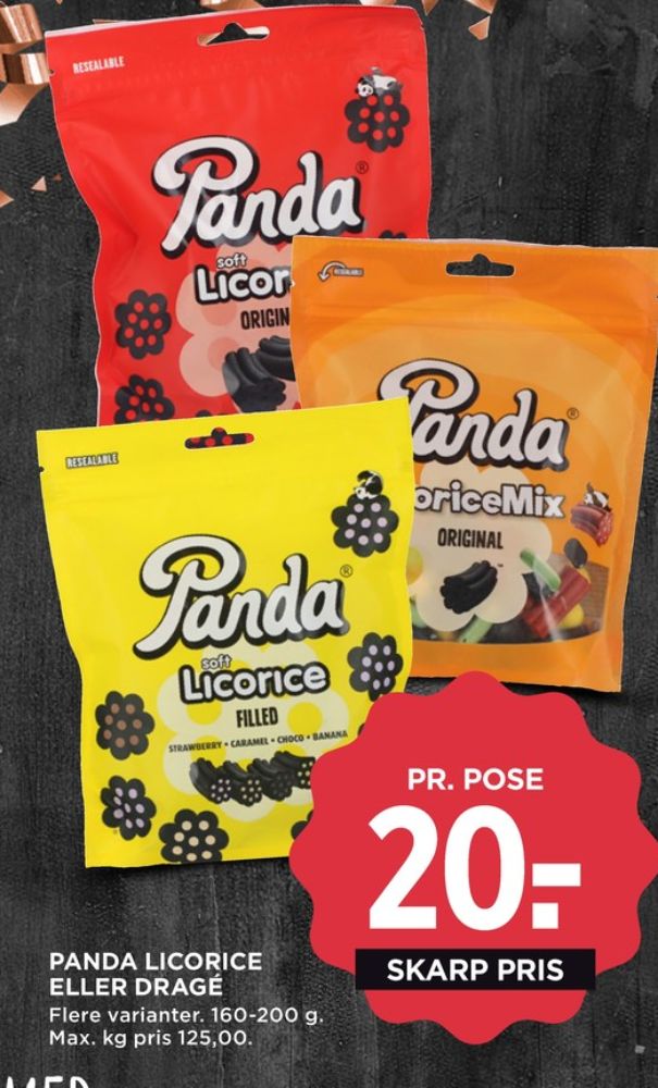 Panda Licorice, Lakridspose Original