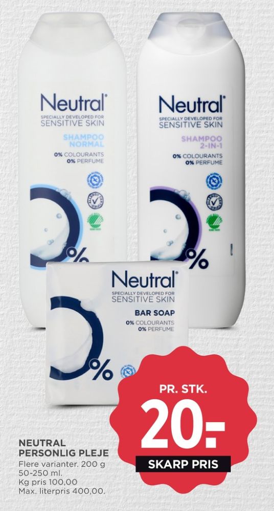 Neutral, Håndsæbe