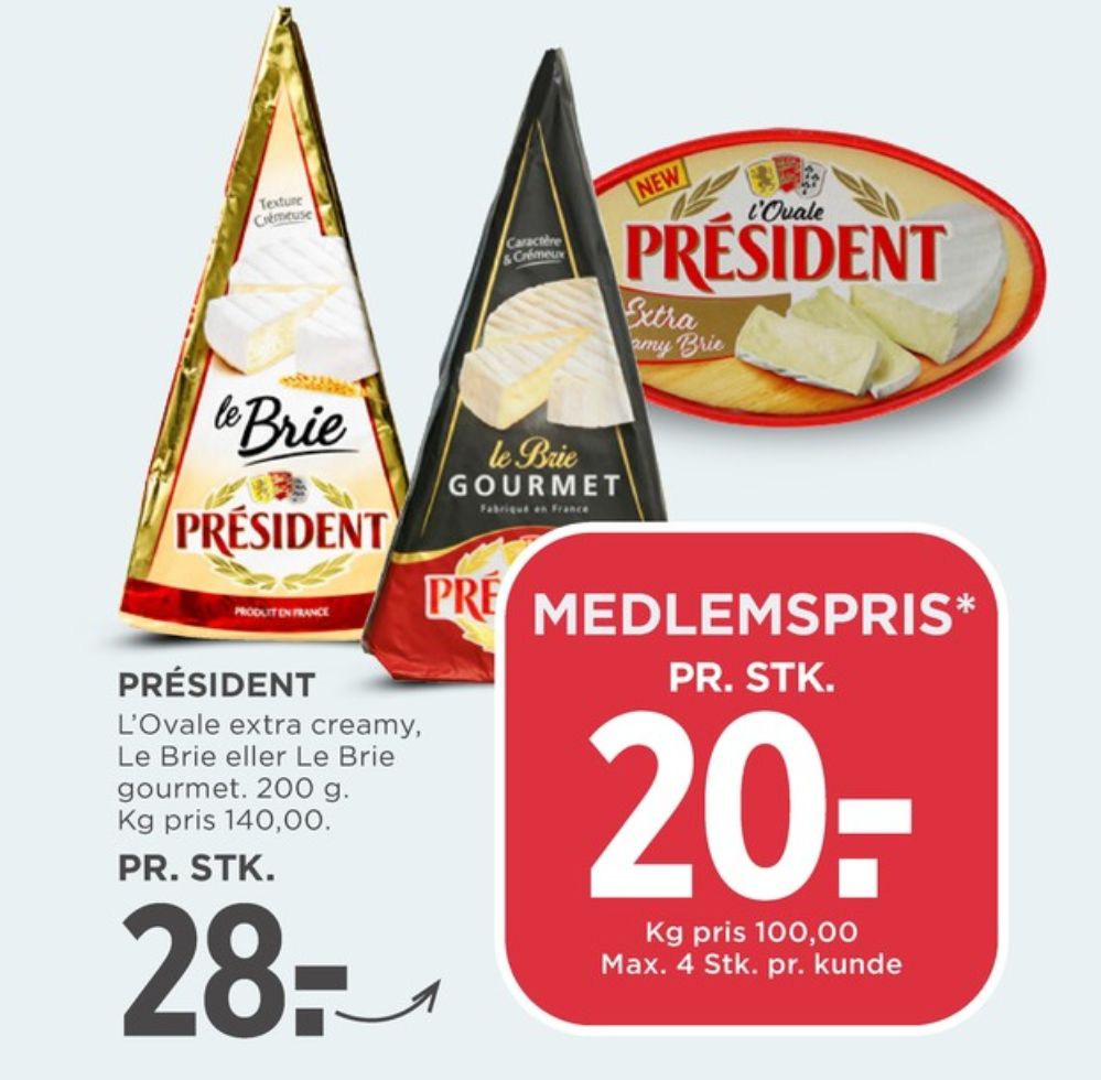 Président, Brieost Le Brie
