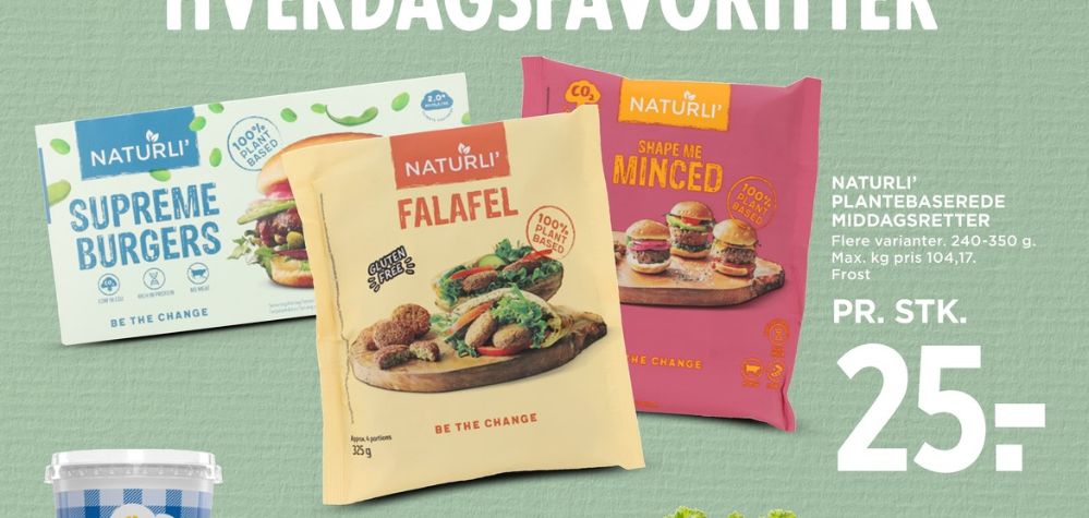 Naturli', Vegetarmad Shap me Minced