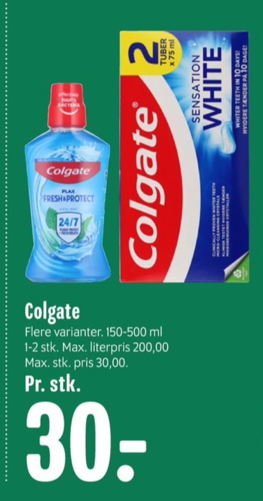 Colgate, Tandpasta